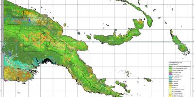 Mapa de papua-nova guiné clima