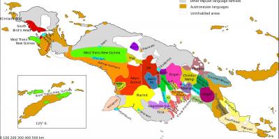 Mapa de papua-nova guiné idioma